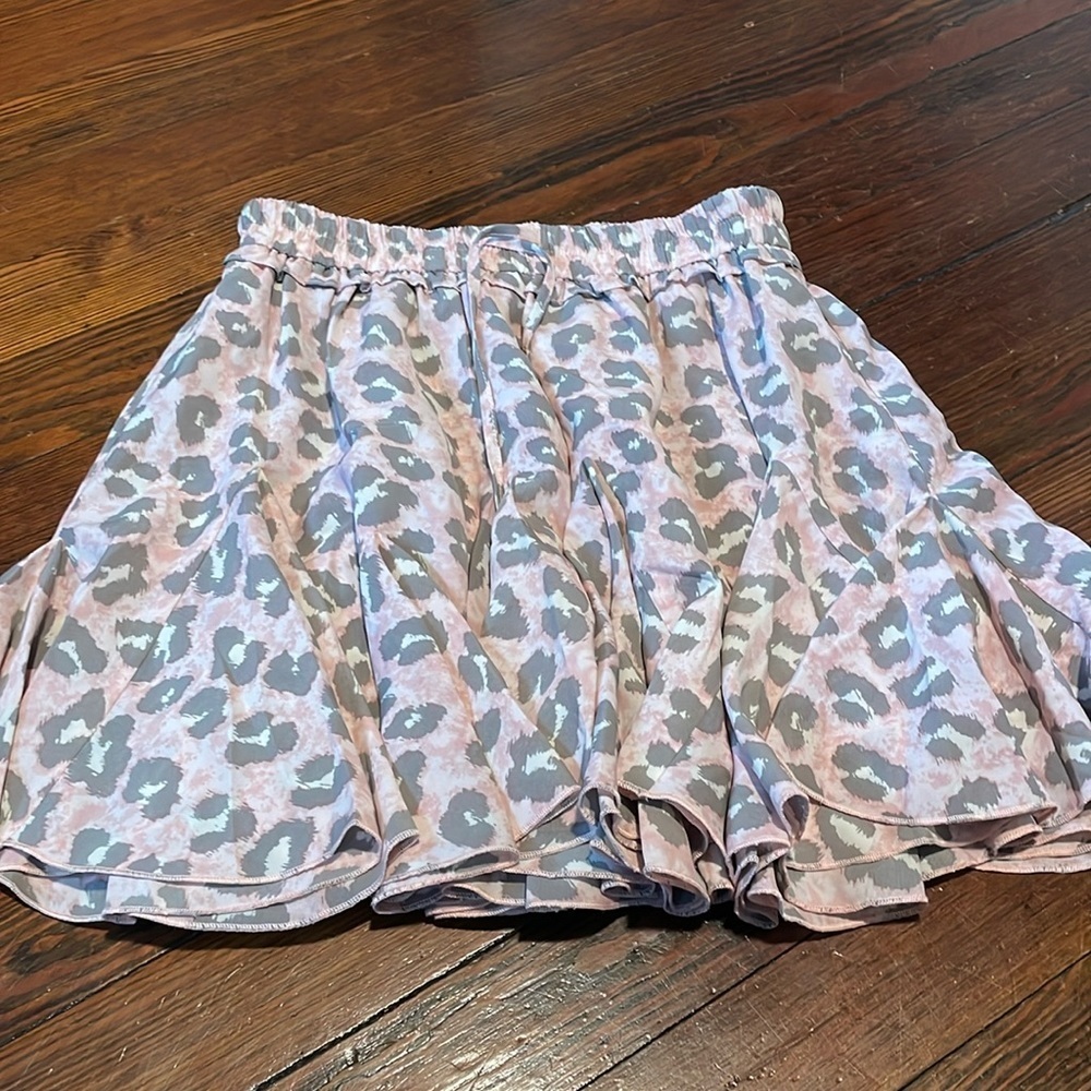 NWT Entro Women’s Pink Leopard Print Skirt Size S